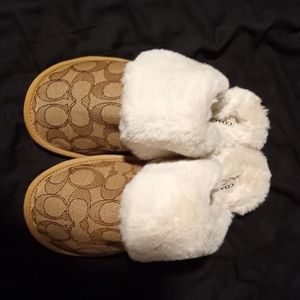 Coach slippers